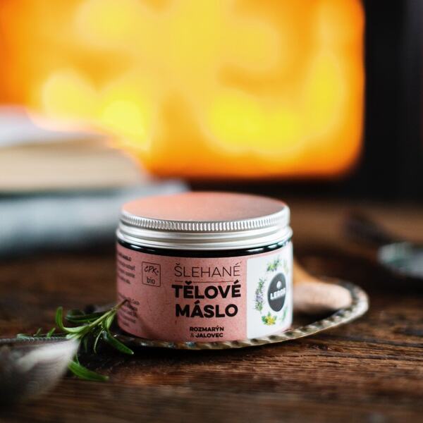 Leros Šlehané tělové máslo - rozmarýn a jalovec 150 ml