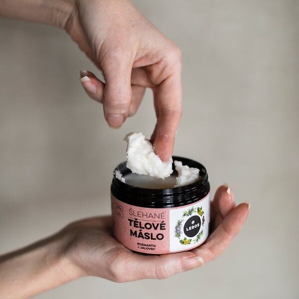 Leros Šlehané tělové máslo - rozmarýn a jalovec 150 ml