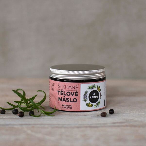 Leros Šlehané tělové máslo - rozmarýn a jalovec 150 ml