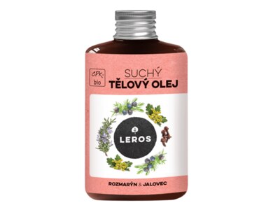 Leros Suchý tělový olej - rozmarýn na jalovec 100 ml