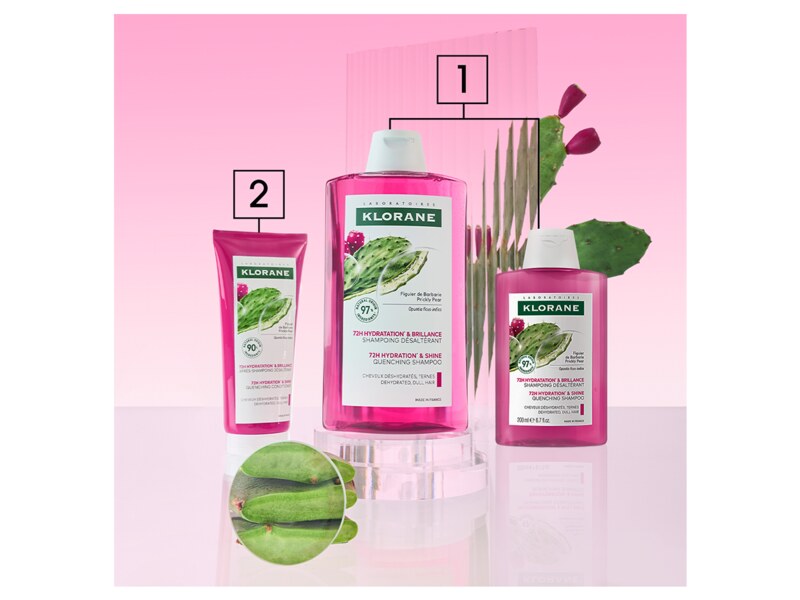 Klorane Hydratační šampon s opuncií 400 ml