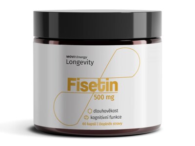 MOVit Longevity Fisetin 500 mg 60 kapslí