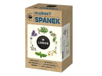 Leros Hluboký spánek nálevové sáčky 20x1 g Leros Hluboký spánek nálevové sáčky 20x1 g