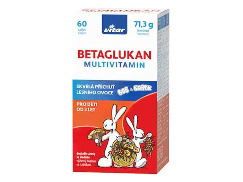 Vitar Kids Betaglukan Multivitamin 60 tablet