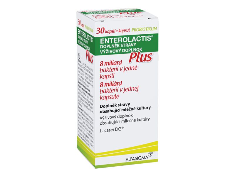 Enterolactis Plus 30 kapslí Enterolactis Plus 30 kapslí
