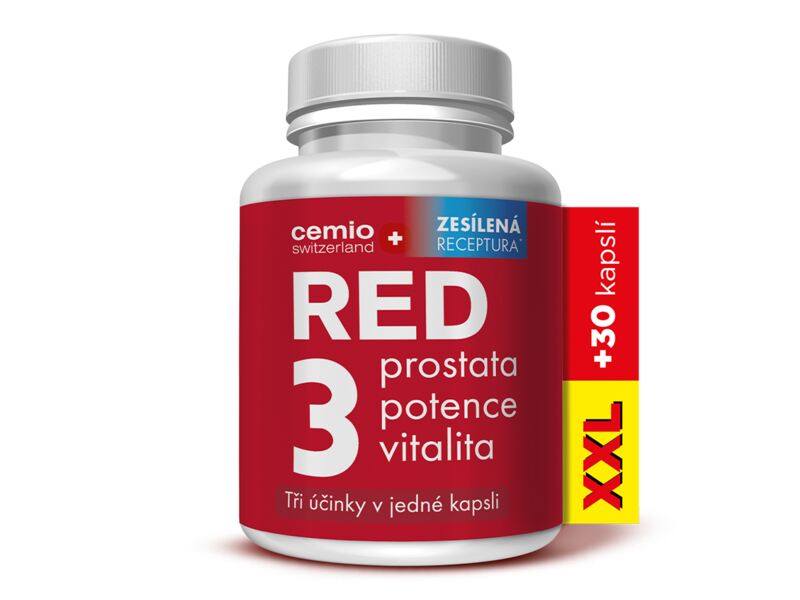 Cemio RED3 XXL 90+30 kapslí Cemio RED3 XXL 90+30 kapslí