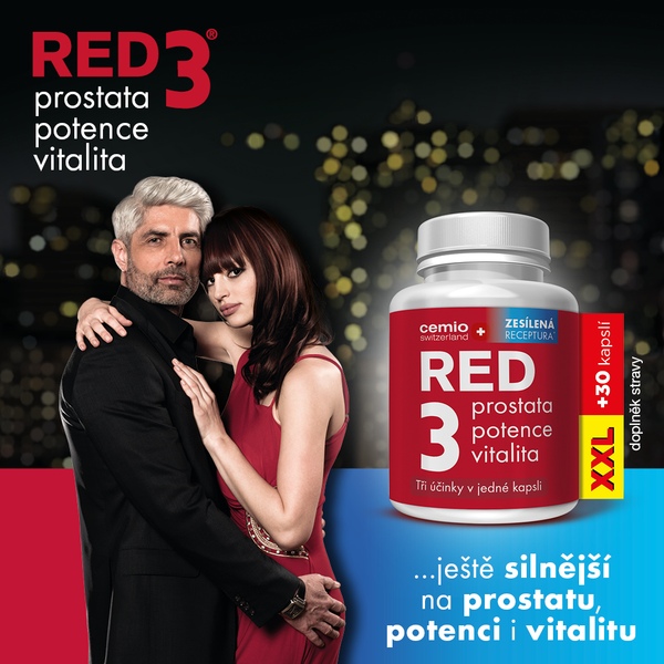 Cemio RED3 XXL 90+30 kapslí Cemio RED3 XXL 90+30 kapslí
