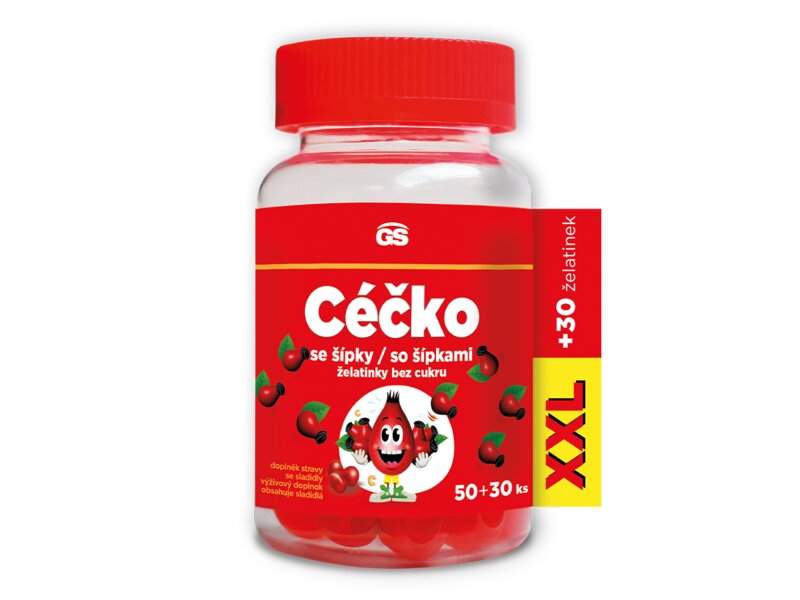 GS Céčko želatinky XXL 50+30 ks