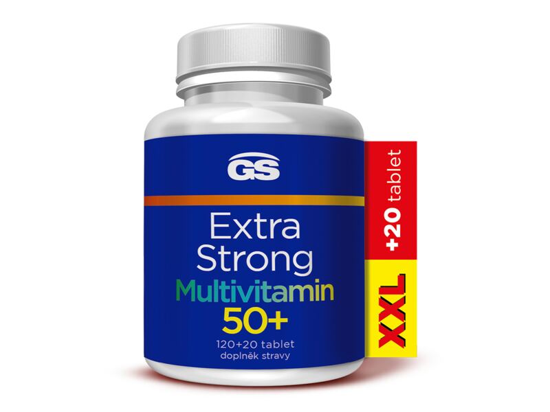 GS Extra Strong Multivitamin 50+ XXL 120+20 tablet