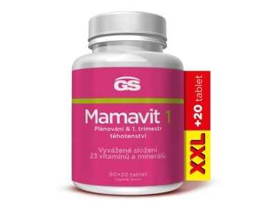 GS Mamavit 1 Plánování a 1. trimestr XXL 90+20 tablet