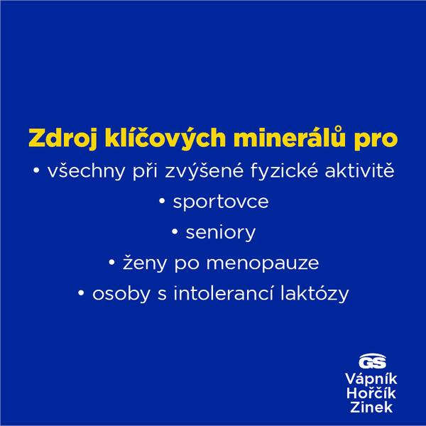 GS Vápník Hořčík Zinek XXL 130+20 tablet GS Vápník Hořčík Zinek XXL 130+20 tablet