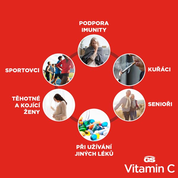 GS Vitamin C 1000 mg se šípky XXL 120+30 tablet