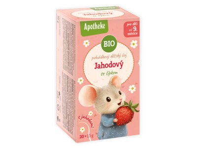 Apotheke BIO Dětský Pohádkový čaj Jahodový 20x1,5 g
