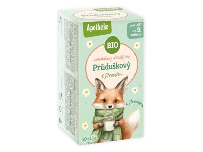 Apotheke BIO Dětský Pohádkový čaj Průduškový 20x1,5 g