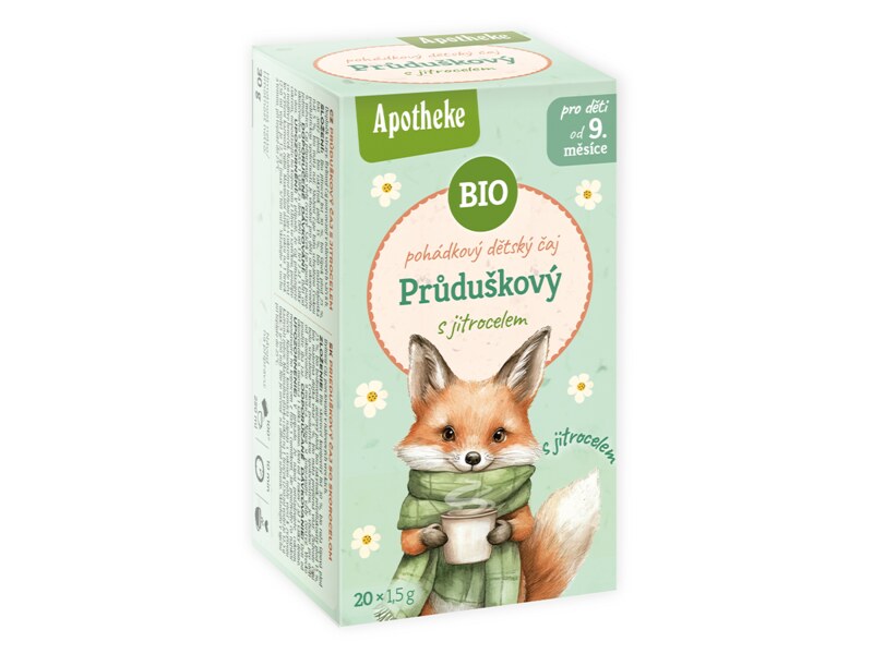 Apotheke BIO Dětský Pohádkový čaj Průduškový 20x1,5 g