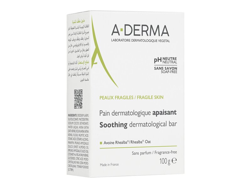 A-Derma Zklidňující dermatologická kostka DUO 100 g 