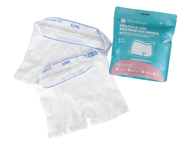 MomCare Poporodní kalhotky pro více použití vel. S/M 4 kusy