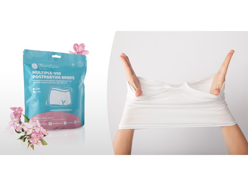 MomCare Poporodní kalhotky pro více použití vel. S/M 4 kusy