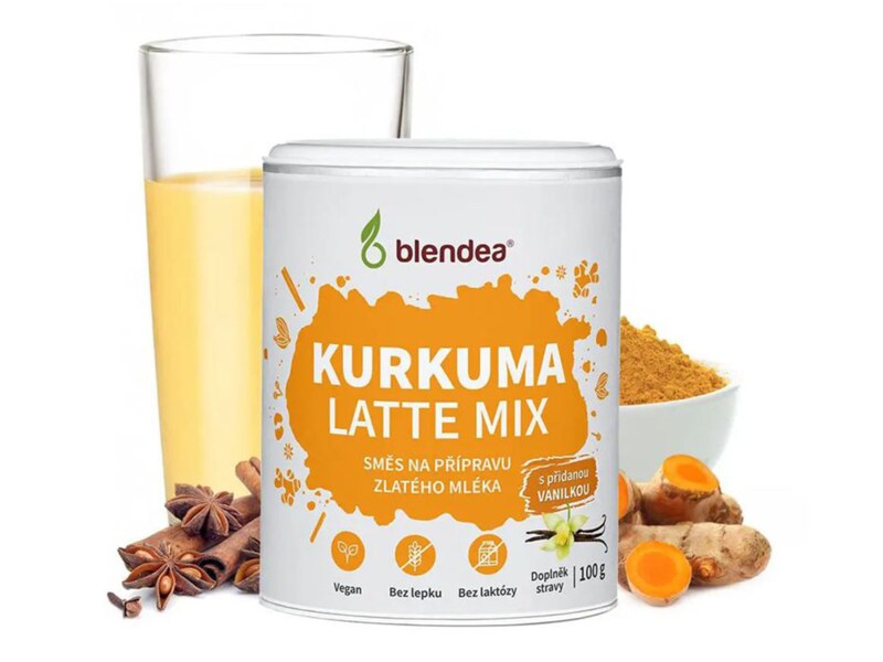 Blendea Kurkuma Latte Mix vanilka 100 g