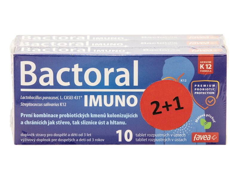 Favea Bactoral Imuno 10 tablet 2 + 1