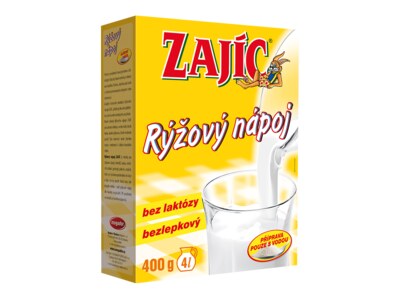 Zajíc Rýžový nápoj krabice 400 g Zajíc Rýžový nápoj krabice 400 g