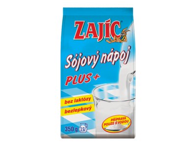 Zajíc Sójový nápoj Plus sáček 350 g Zajíc Sójový nápoj Plus sáček 350 g