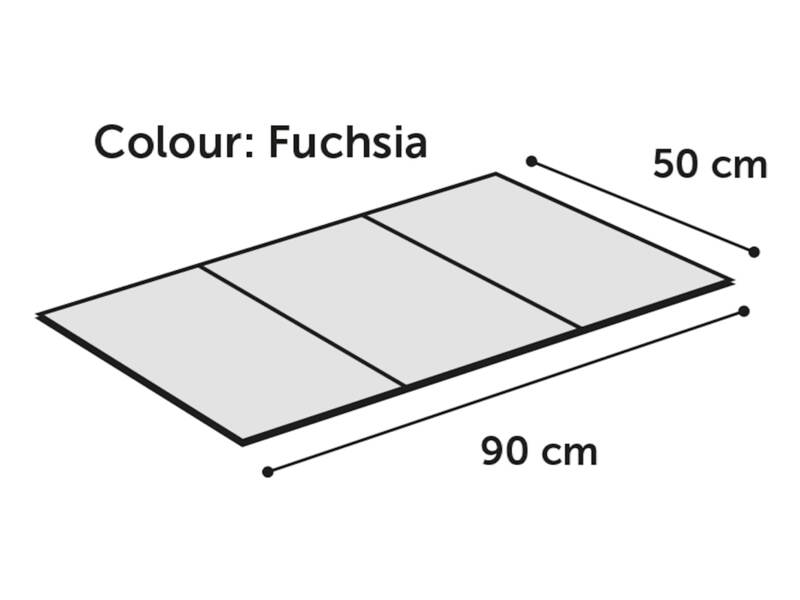 Flamingo Chladicí podložka fuchsiová L 90 x 50 cm