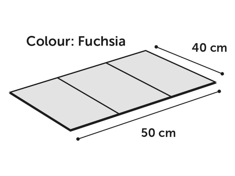 Flamingo Chladicí podložka fuchsiová S 50 x 40 cm