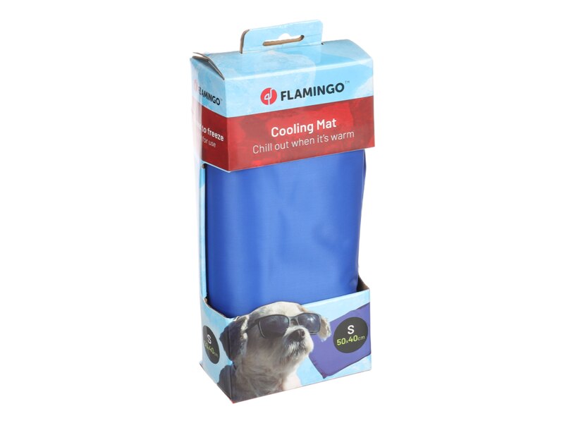 Flamingo Chladicí podložka modrá S 50 x 40 cm