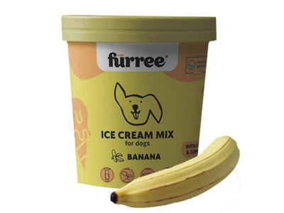 Furree Ice cream Banana Zmrzlina pro psy 60 g