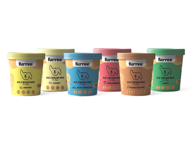 Furree Ice cream Peanut Butter Zmrzlina pro psy 60 g