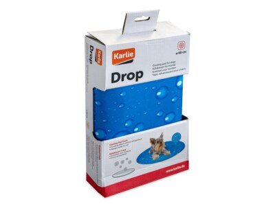 Karlie Chladicí podložka, vzor kapky kulatá 60 cm Karlie Chladicí podložka, vzor kapky kulatá 60 cm