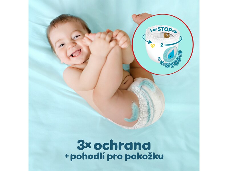 Pampers Pants Premium Care plenkové kalhotky vel.5 (11-17 kg) 102 ks