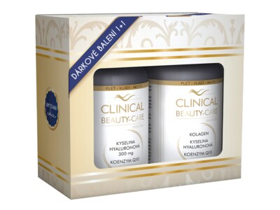 Clinical Beauty-Care Kyselina hyaluronová + kolagen 60 tobolek + 60 tablet Clinical Beauty-Care Kyselina hyaluronová + kolagen 60 tobolek + 60 tablet