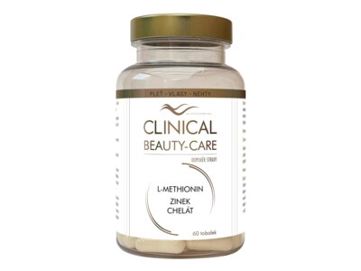 Clinical Beauty-Care L-Methionin + zinek chelát 60 tobolek Clinical Beauty-Care L-Methionin + zinek chelát 60 tobolek