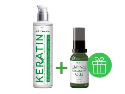 Clinical Keratin kúra 100 ml + Arganový olej 20 ml