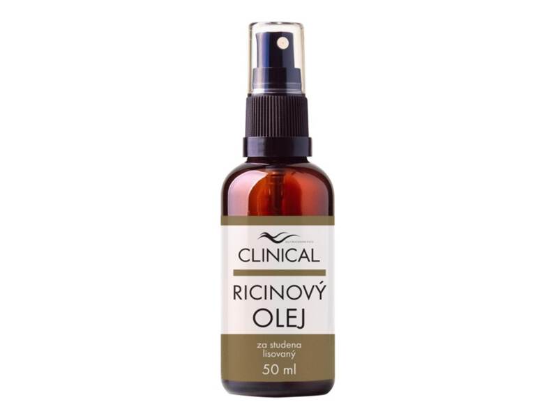 Clinical Ricínový olej za studena lisovaný 50 ml Clinical Ricínový olej za studena lisovaný 50 ml