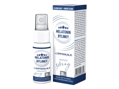 Clinical Melatonin Bylinky mátový sprej 30 ml