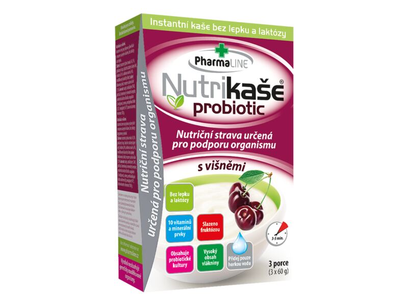 Nutrikaše probiotic Višeň (3x60g) 180 g