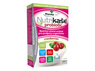 Nutrikaše probiotic Brusinky (3x60 g) 180 g