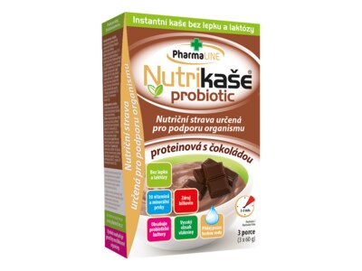 Nutrikaše probiotic Proteinová s čokoládou (3x60 g) 180 g