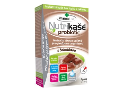 Nutrikaše probiotic S čokoládou (3x60 g) 180 g