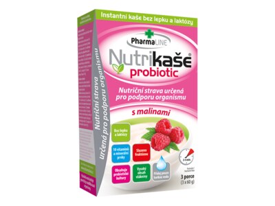 Nutrikaše probiotic S malinami (3x60 g) 180 g
