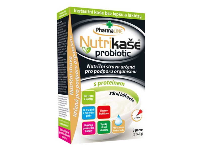 Nutrikaše probiotic S proteinem (3x60 g) 180 g