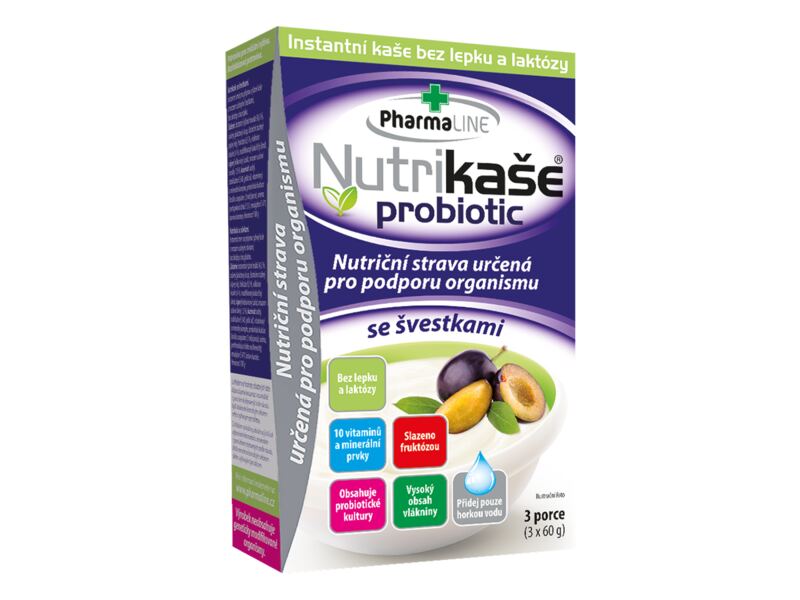 Nutrikaše probiotic Švestka (3x60 g) 180 g