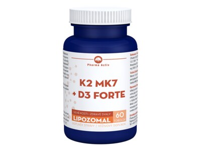 Pharma Activ Lipozomal K2 MK7+D3 Forte 60 tobolek