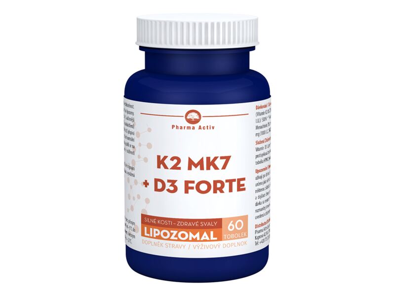 Pharma Activ Lipozomal K2 MK7+D3 Forte 60 tobolek