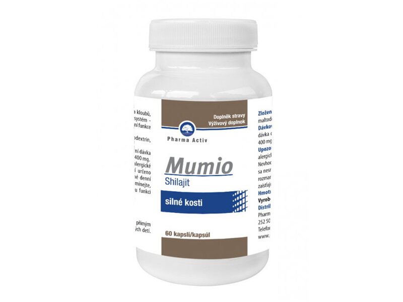 Pharma Activ Mumio Shilajit 60 kapslí Pharma Activ Mumio Shilajit 60 kapslí