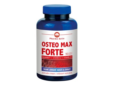 Pharma Activ Osteo Max Forte 1200 mg Vitamin K2 + D3 + Vápník 90 tablet 