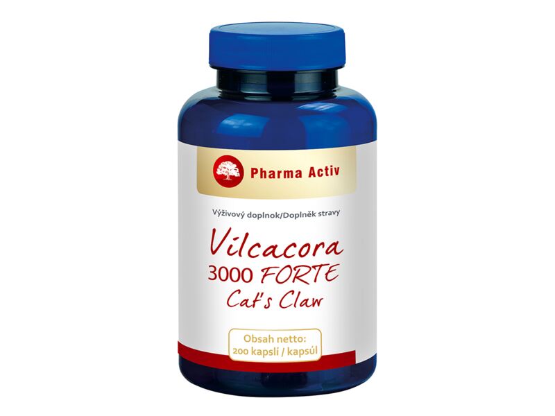 Pharma Activ Vilcacora 3000 Forte Cats Claw 200 kapslí